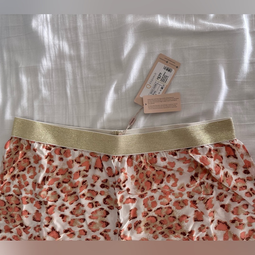Esqualo Pink Leopard Midi Skirt NWT - Picture 10 of 16